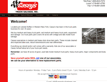 Tablet Screenshot of caseystrucksalvage.com